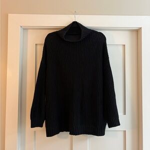 American Eagle Outfitters Black Turtleneck Sweater